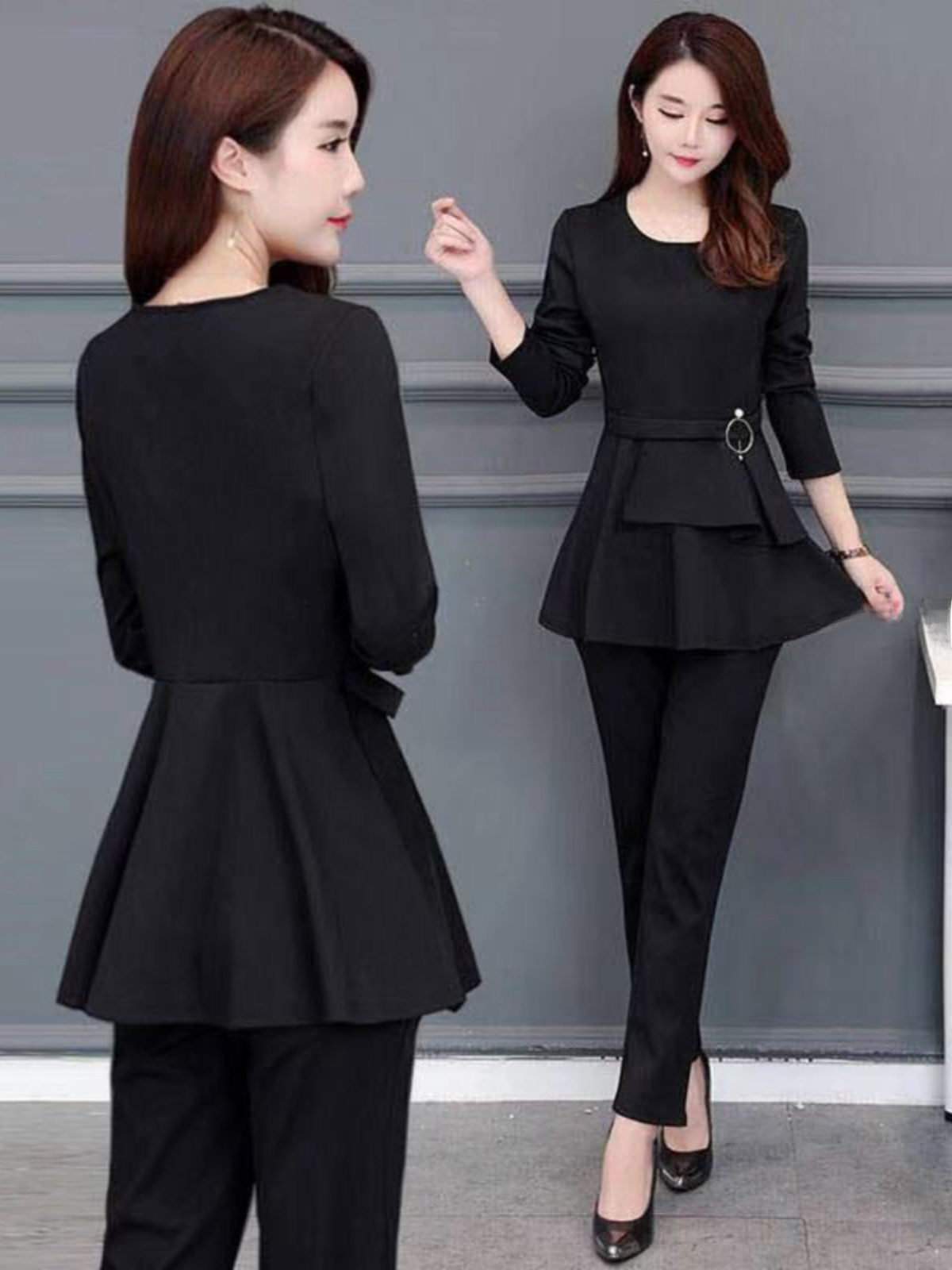 Women Fashion Over The Years - plus Size Autumn Fashion Set Loose