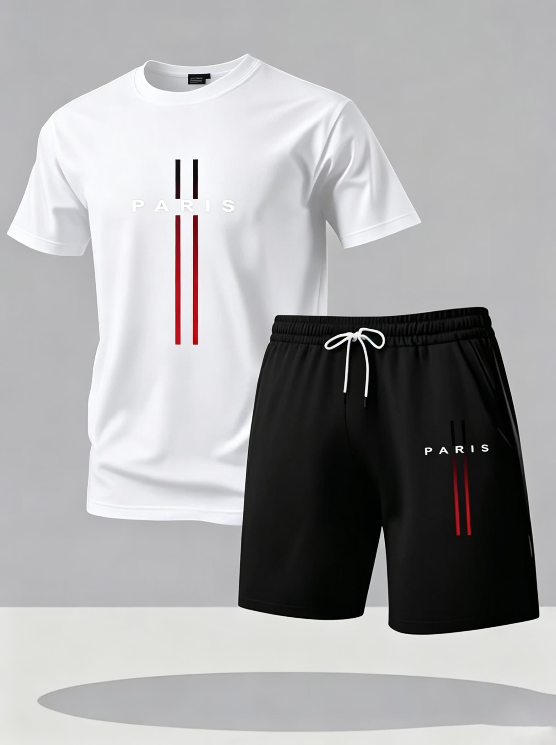 Women'S Fashion Paris - Men Quick Dry 2 Piece Sport