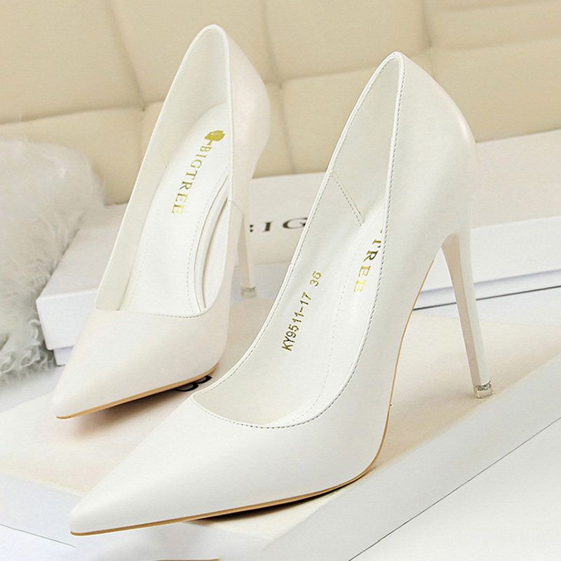 Xxl Women Fashion - BIGTREE Shoes Women Pumps Fashion High