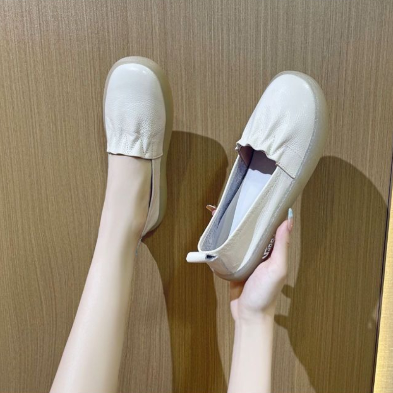 Women'S Fashion Spring 2025 - Spring and Autumn ​Women's White Loafer