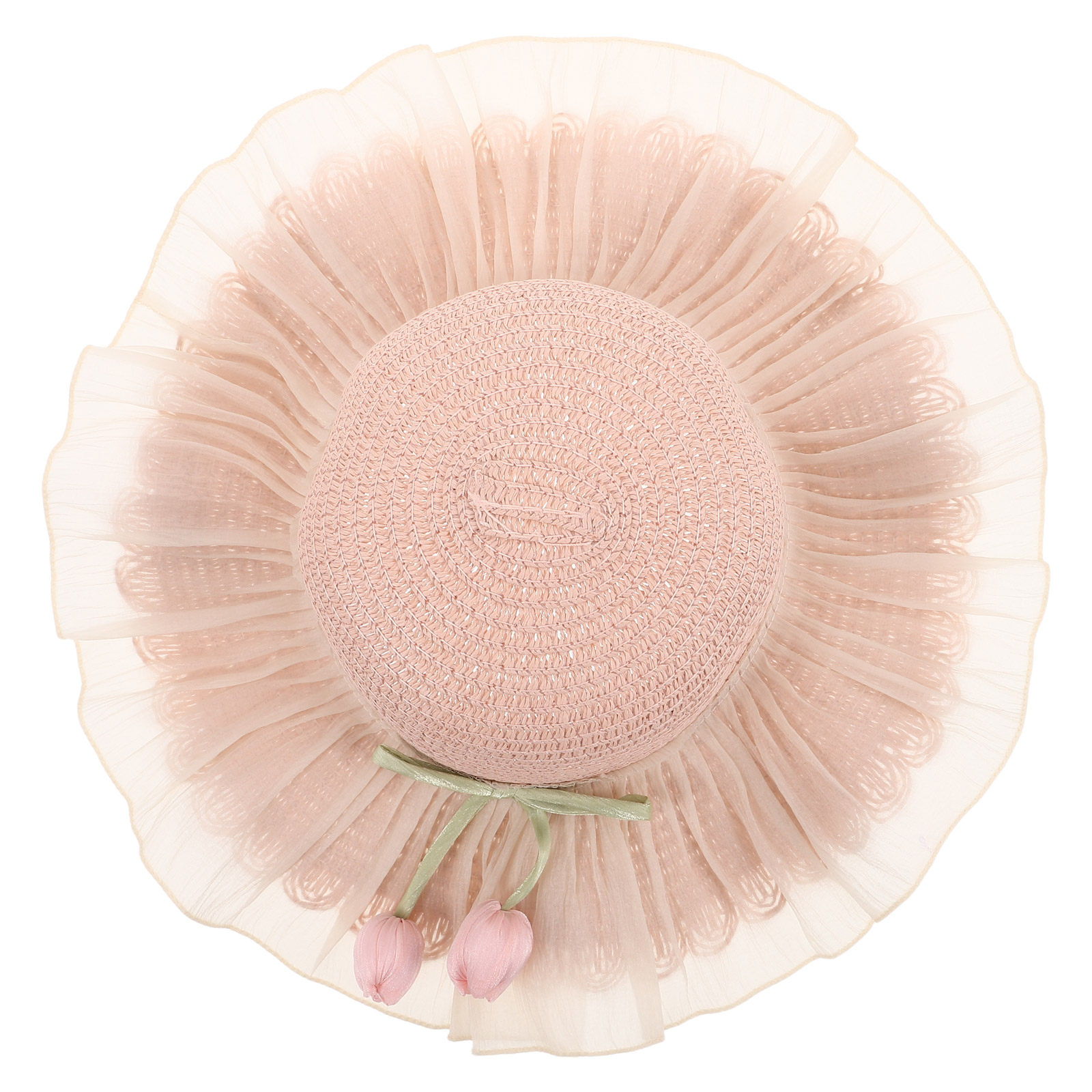 Straw Hat Summer - Girl Summer Straw Sun Hat Adjustable