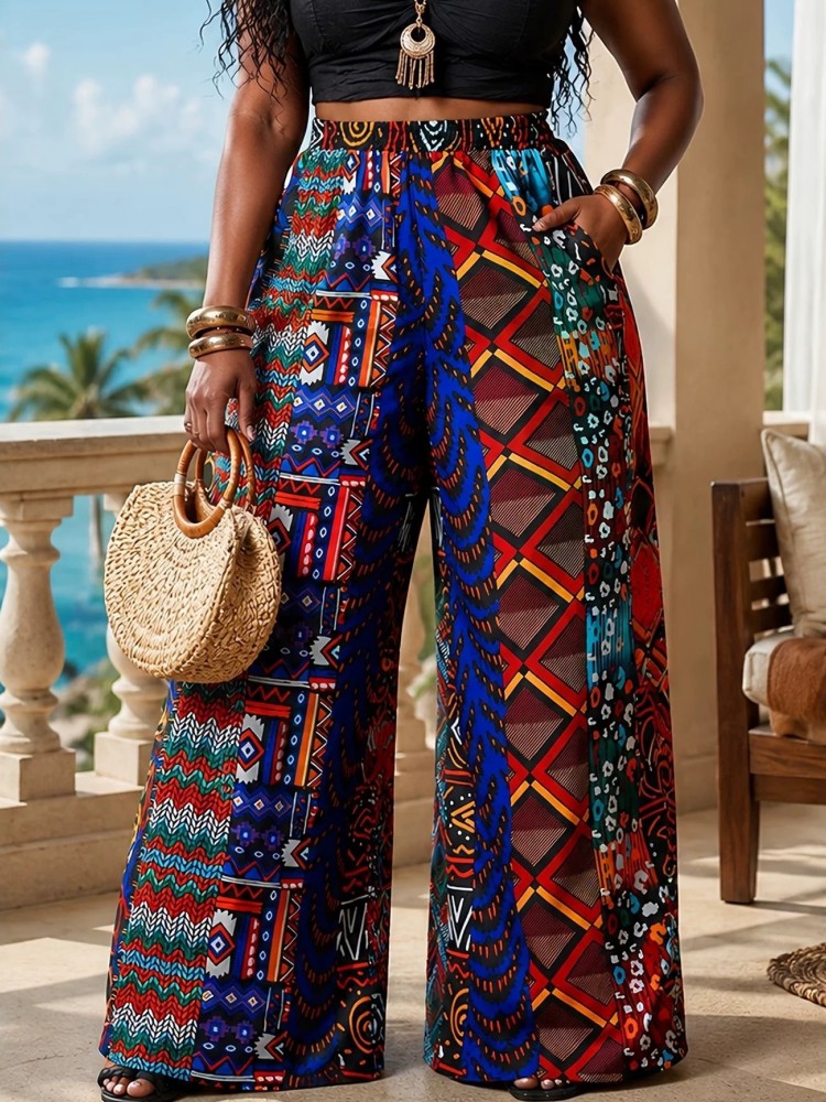 Xxl Women Fashion - L-5XL Plus Size Pants Women High