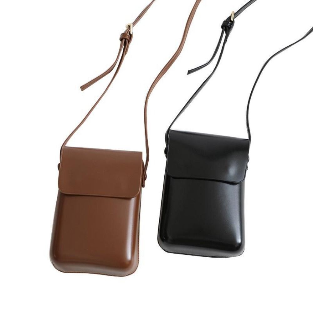Crossbody Bag Women - PU Leather Flap Crossbody Bags Simple