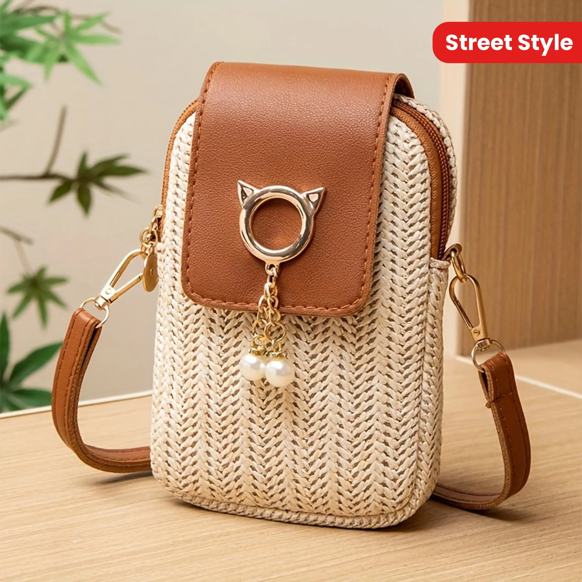 Women Fashion Over The Years - Casual Street Style Cute Mini Crossbody