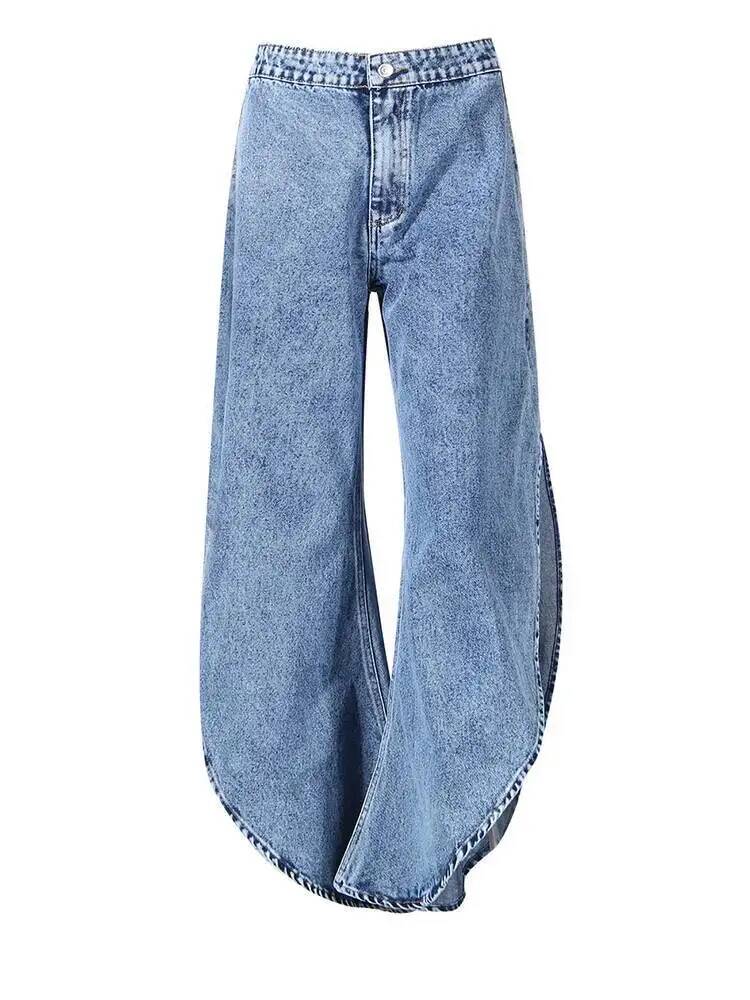 Ruffles Tank Blue Top Wide Leg - Women'S Fashion Overalls review and price