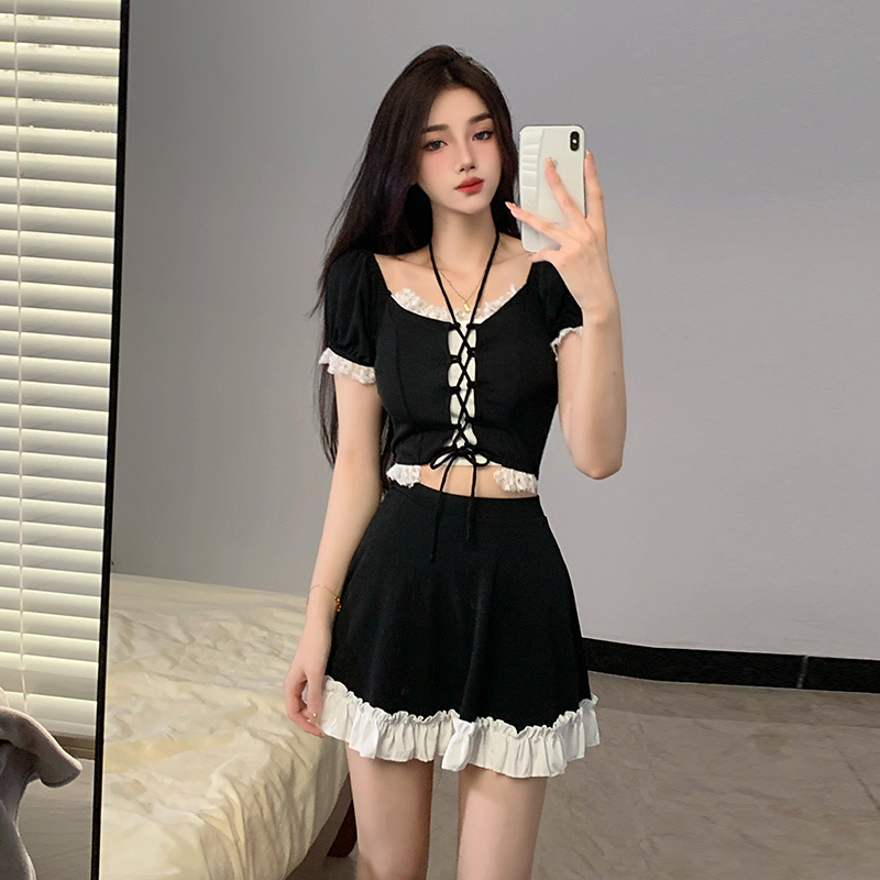 Instagram Style Women Two Piec - Women'S Fashion Middle Ages review and price