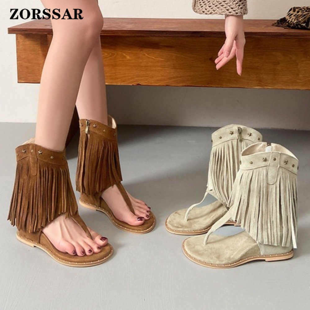 Women's Fringe Decor Studded T - Women'S Fashion Boots review and price