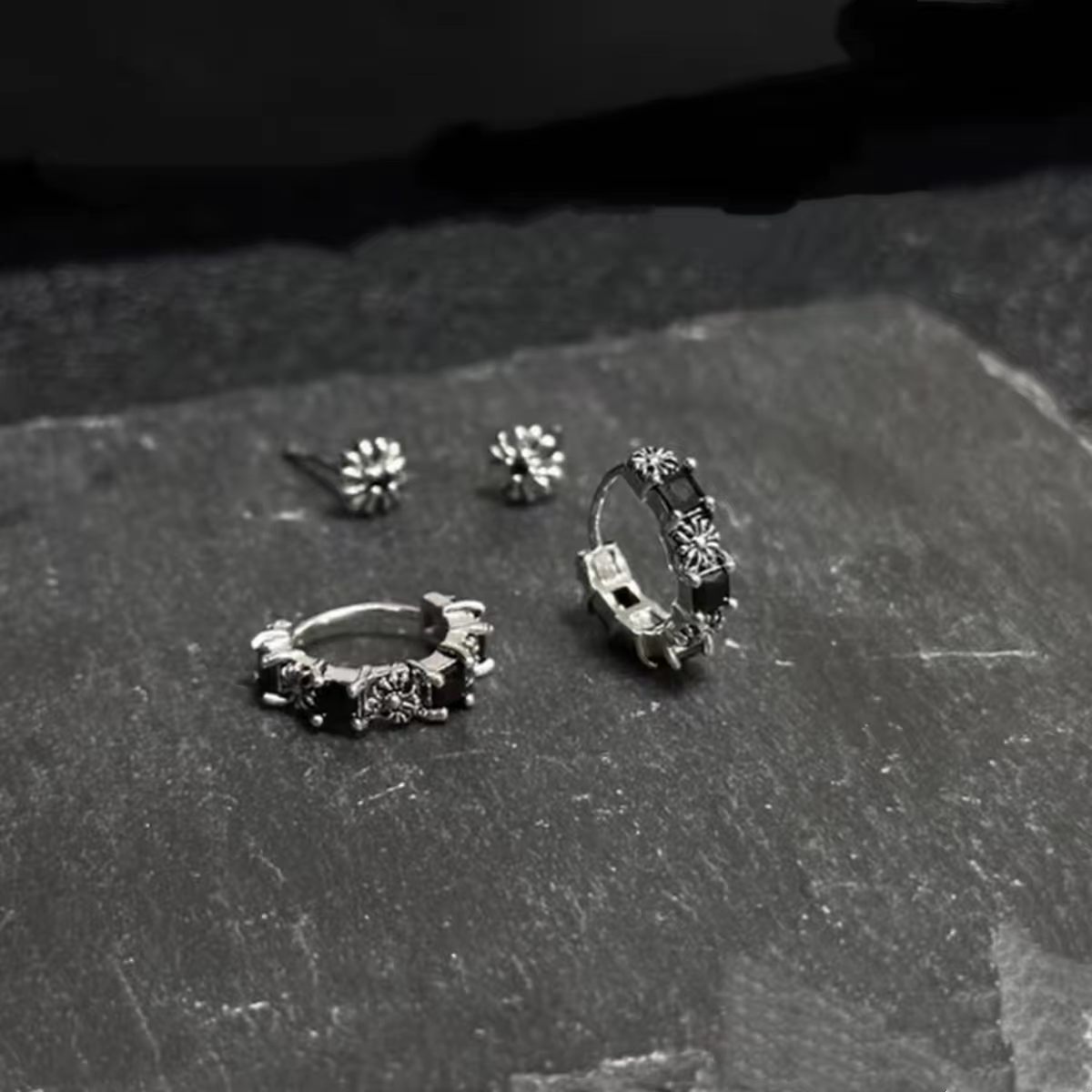 2026 New Gothic Dark Stud Earr - Women'S Fashion Edgy review and price
