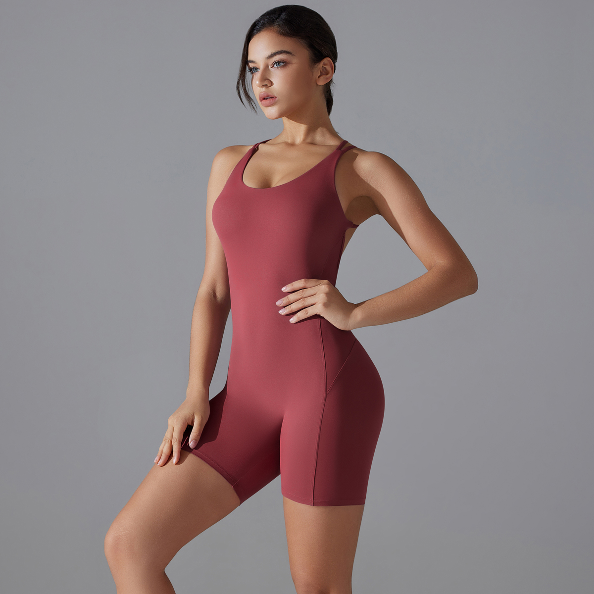 Yoga Set Sexy Backless Sporty  - Women'S Fashion Overalls review and price