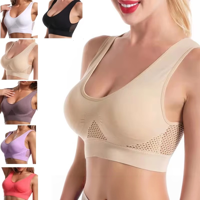 Plus Size 1pcs Women Sports Br - Bra Top Seamless review and price