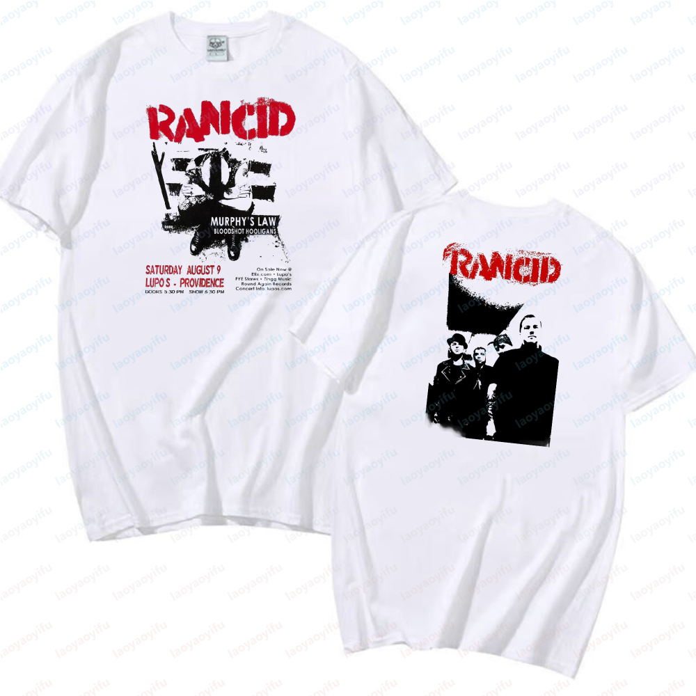 Rancid Double Sided Print Tshi - Women'S Fashion Edgy review and price