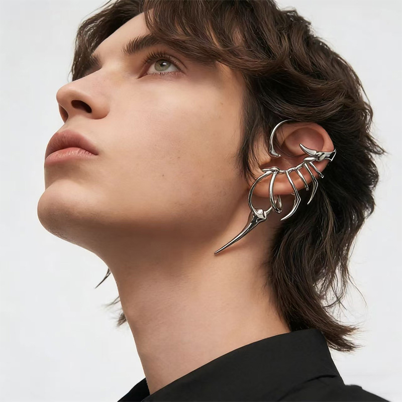 Edgy Skeleton-Style Ear Cuff f - Women'S Fashion Edgy review and price