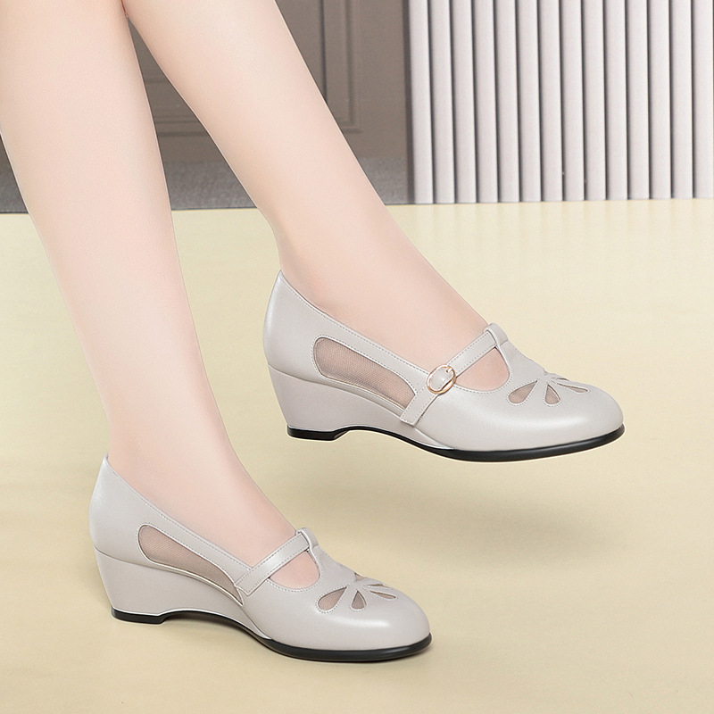 Middle Aged Women Summer Mesh  - Women'S Fashion Middle Ages review and price