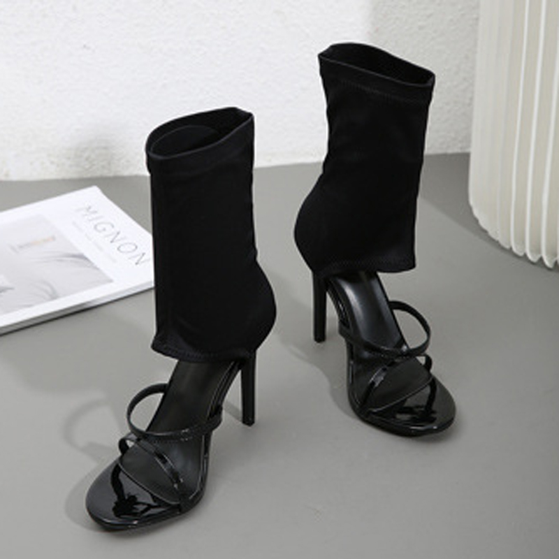 Fashion High Top Elastic Fabri - Women'S Fashion Boots review and price