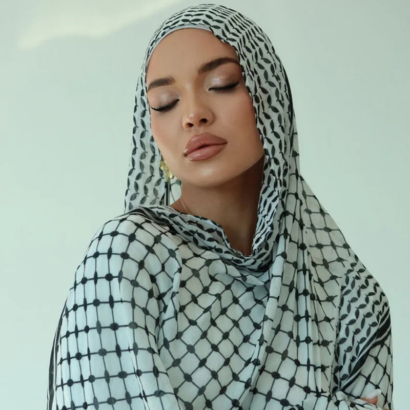 2/Pcs Arab Chiffon Scarf Women - Women Fashion Uae review and price