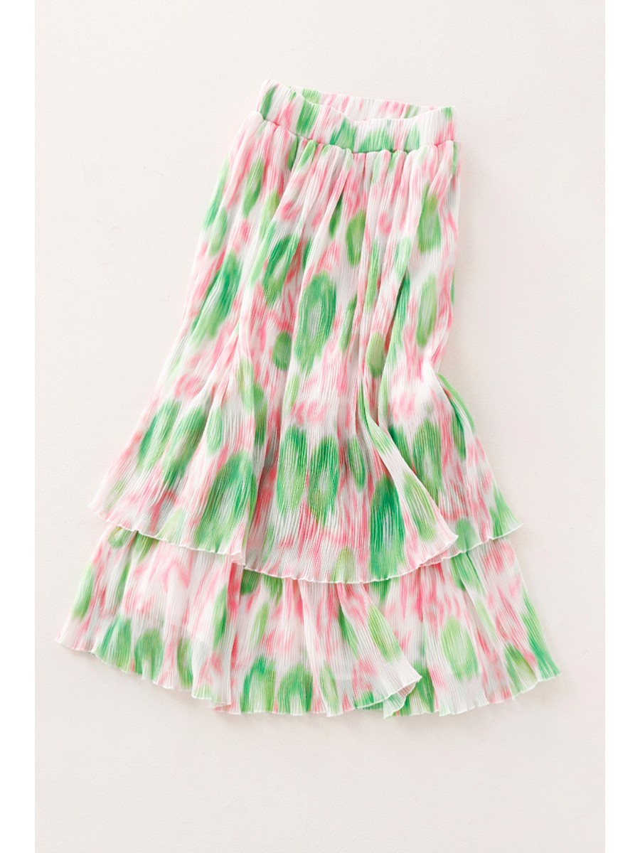 2026 Fashion Sweet Floral Prin - Pleated Skirt Women review and price