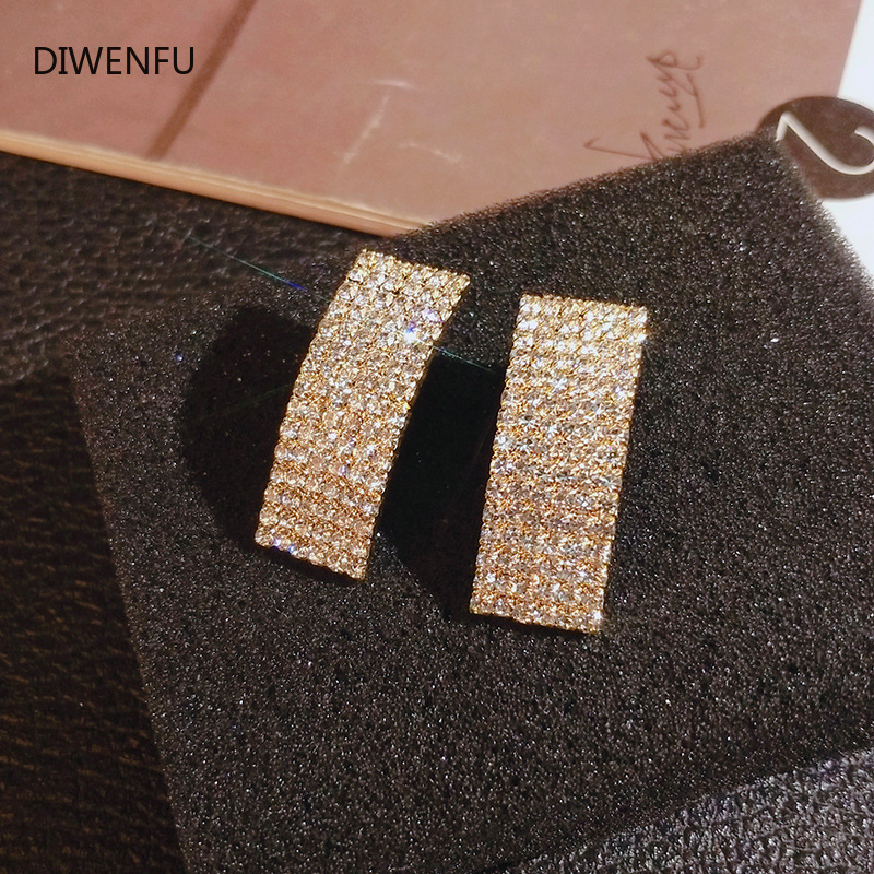 14K Yellow Gold Diamond Stud E - Women'S Fashion Paris review and price