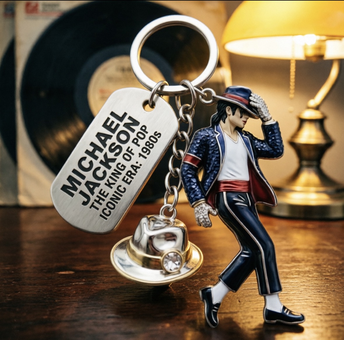 Michael Jackson Keychain, Clas - Women Fashion Rings review and price