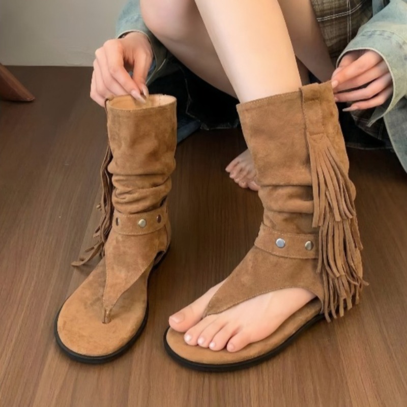Studed Clip-Toe Block Heel San - Women'S Fashion Boots review and price