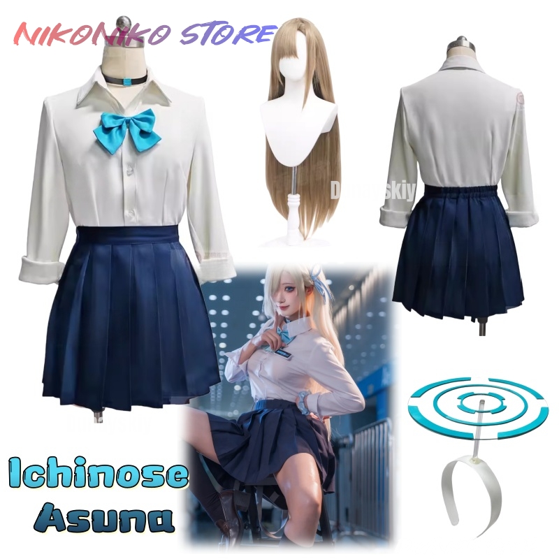 Game Blue Archive Cosplay Ichi - Pleated Skirt Women review and price