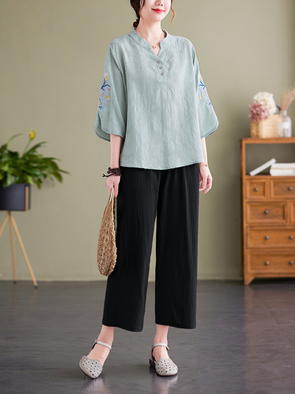 Elegant Embroidered Cotton Lin - Women Fashion Over The Years review and price