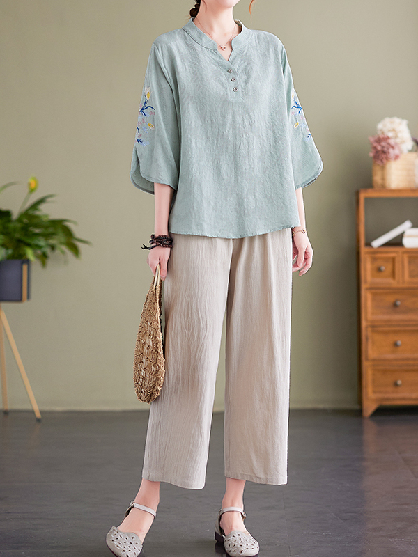 Elegant Embroidered Cotton Lin - Women Fashion Over The Years review and price