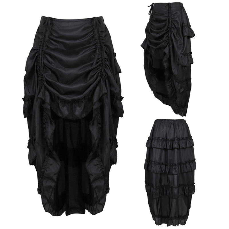Steampunk Gothic Corset With S - Pleated Skirt Women review and price