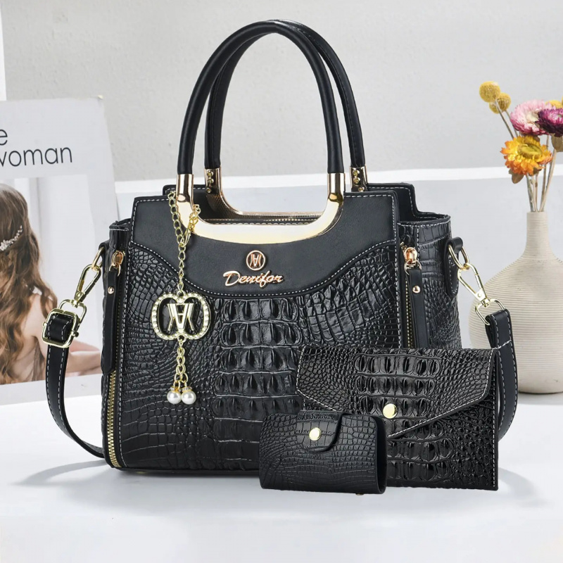 Women's Crocodile Texture Hand - Crossbody Bag Women review and price