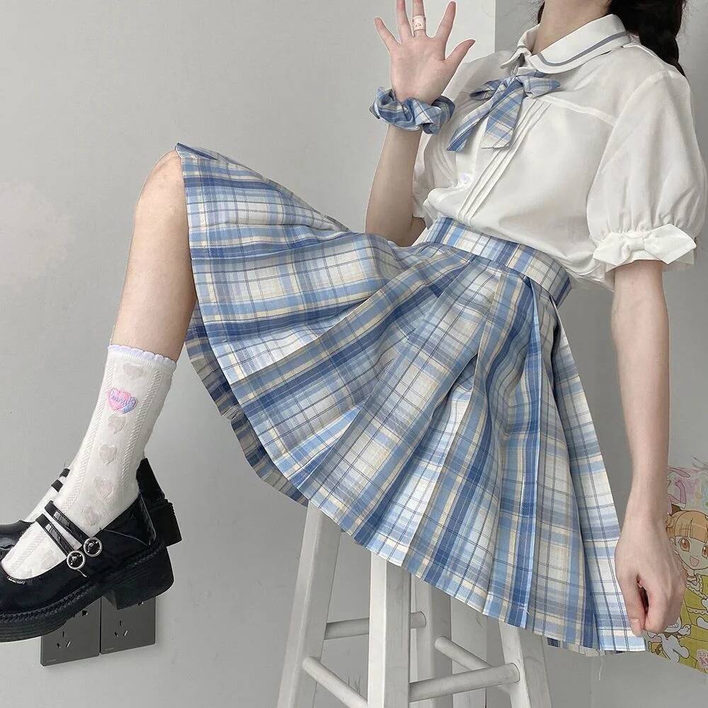 Women Jk Mini Skirts Japanese  - Pleated Skirt Women review and price