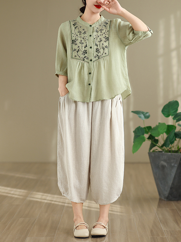 Fashionable Cotton Linen Set w - Women Fashion Over The Years review and price