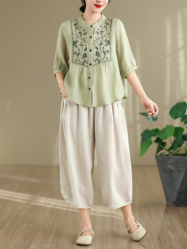 Fashionable Cotton Linen Set w - Women Fashion Over The Years review and price