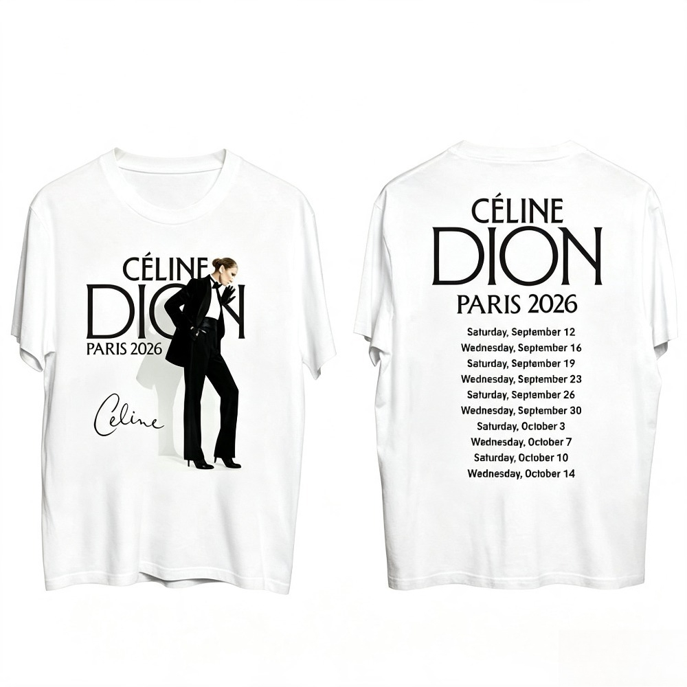 Celine Dion Paris 2026 Tour T- - Women'S Fashion Paris review and price