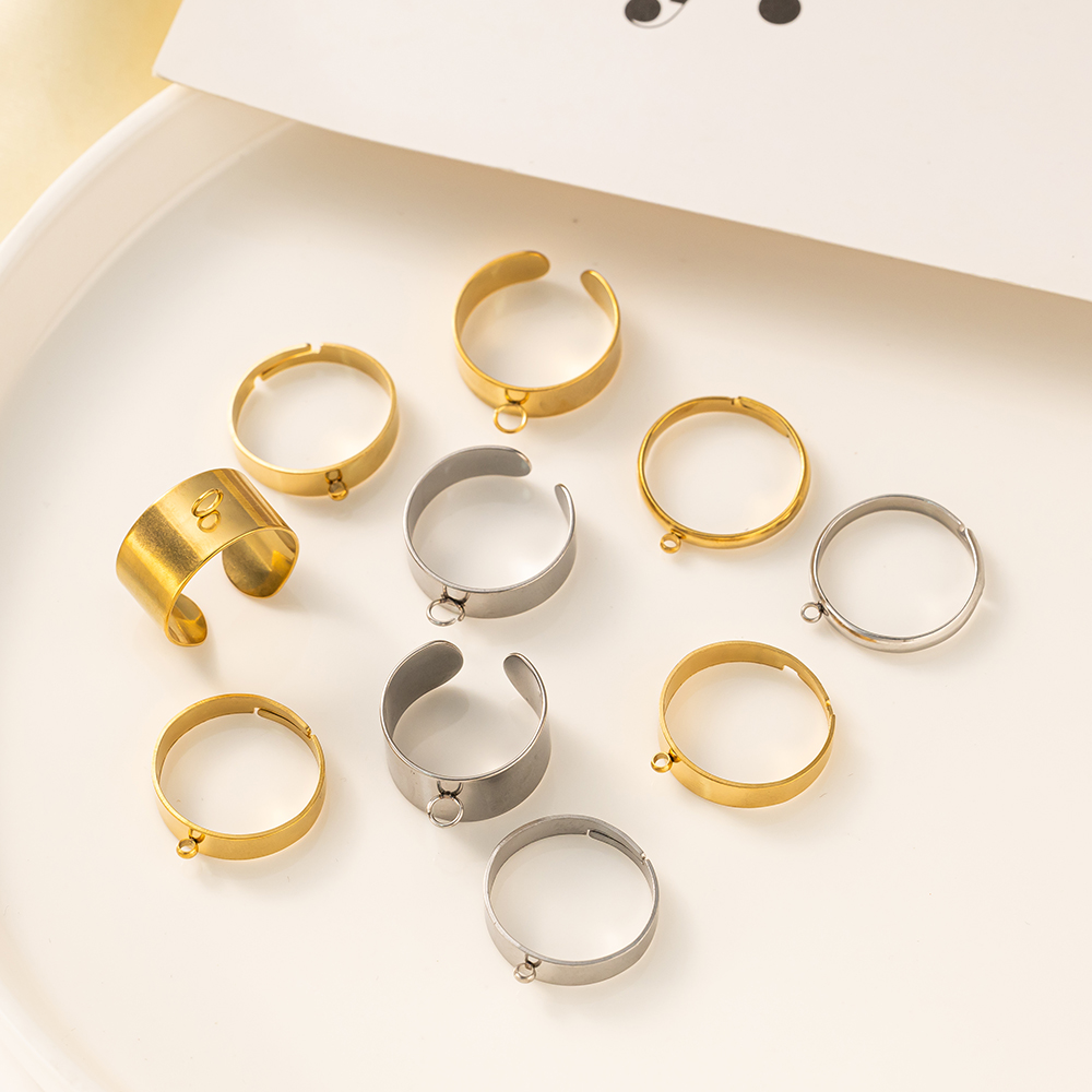 5pcs/Lot Stainless Steel Gold  - Women Fashion Rings review and price