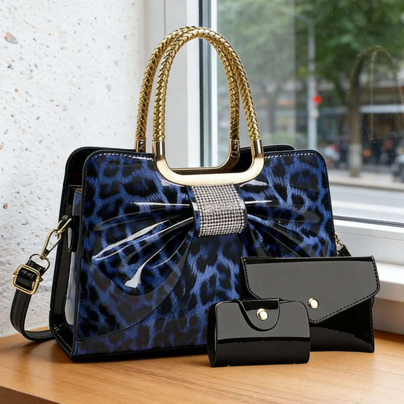 Butterfly Knot Leopard Print W - Crossbody Bag Women review and price